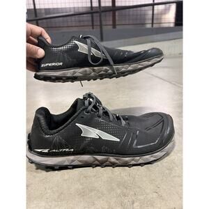 Altra Superior 4 Trail Running Shoes Lightweight Athletic Black Mens 10